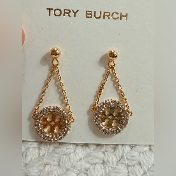 Tory Burch Jewelry - Tory Burch Miller Pavé Drop Earrings,